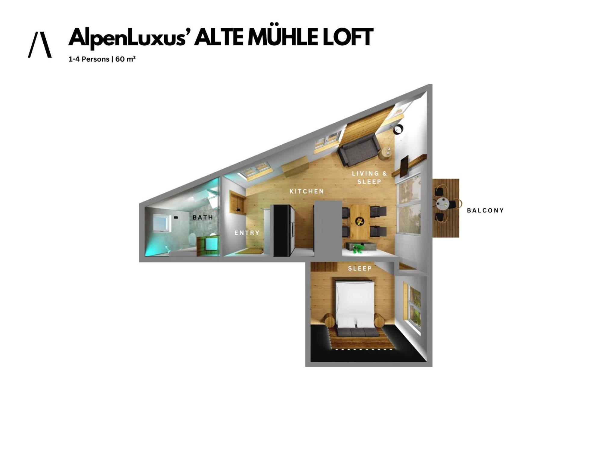 Alte Muehle Loft - Balcony & Car Park By Alpenluxus Appartements Brixlegg Exterior foto